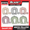 Gifts Travel Neck Pillow Microbeads Filling with Sleeping Eye Mask (Assorted Colors and Designs)