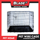 Pet Cage Wire Flooring, Painted Black Wire Cage, Comes With Tray Underneath (GY0903104) Pet Cage, Pet Accessories, Pet House