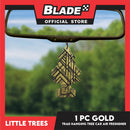Little Trees Car Air Freshener 10210 (Gold) Hanging Tree Provides Long Lasting Scent
