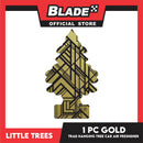 Little Trees Car Air Freshener 10210 (Gold) Hanging Tree Provides Long Lasting Scent