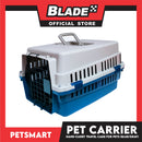 Pet Carrier Pet Travel Cage With Carrying Handle KNO-206 SW-J0018 (Gray Blue Color)