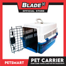 Pet Carrier Pet Travel Cage With Carrying Handle KNO-206 SW-J0018 (Gray Blue Color)