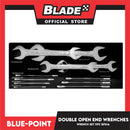 Blue-Point Double Open End Wrench Set (BPS1A) Set Of 11pcs, Extra Thick High Polished Chrome Plating Industrial Tools