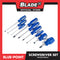 Blue-Point Screwdriver Set (BPS9A) Set Of 9pcs Alloy Steel For Long Lasting Durability Screwdriver, Industrial Tools