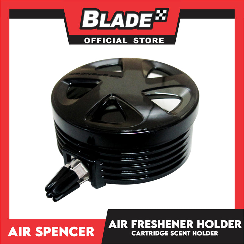 12pcs Air Spencer Air Freshener Cartridge Scent Holder Bundles (Black)