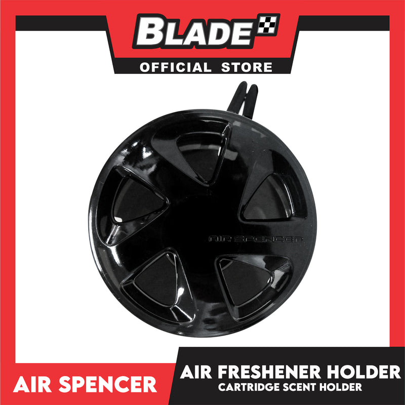 12pcs Air Spencer Air Freshener Cartridge Scent Holder Bundles (Black)