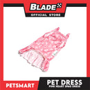 Pet Dress Pink Heart Spaghetti Dress DG-CTN118XL (Extra Large) Perfect Fit For Dogs And Cats, Pet Dress Clothes, Soft and Comfortable Pet Clothing