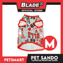 Pet Sando Apparel Character Design Red Sando DG-CTN124M (Medium) Perfect Fit For Dogs And Cats, Pet Clothes, Soft and Comfortable Pet Clothing