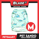 Pet Sando Apparel Turtle Green Sando DG-CTN126M (Medium) Perfect Fit For Dogs And Cats, Pet Clothes, Soft and Comfortable Pet Clothing