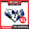 Pet Bandana Collar Scarf Checkered Blue Gray Tux Bandana DB-CTN32XL (Extra Large) Perfect Fit For Dogs And Cats, Breathable, Soft Lightweight, Fashionable Pet Bandana