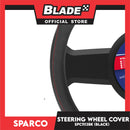 Sparco Steering Wheel Cover SPC1113BK (Black) for Toyota, Mitsubishi, Honda, Hyundai, Ford, Nissan, Suzuki, Isuzu, Kia, MG and more