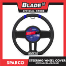 Sparco Steering Wheel Cover SPC1114BL (Black/Blue) for Toyota, Mitsubishi, Honda, Hyundai, Ford, Nissan, Suzuki, Isuzu, Kia, MG and more