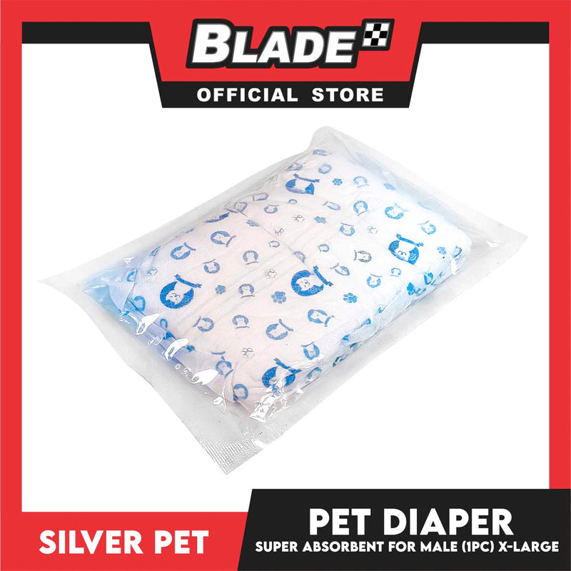 Silver Pet Super Absorbent Disposable Male Dog Wrap/ Diaper  Extra Large