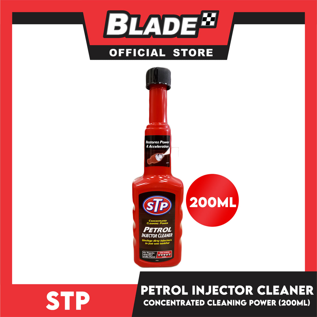 STP Petrol Injector Cleaner Concentrated Cleaning Power 200ml
