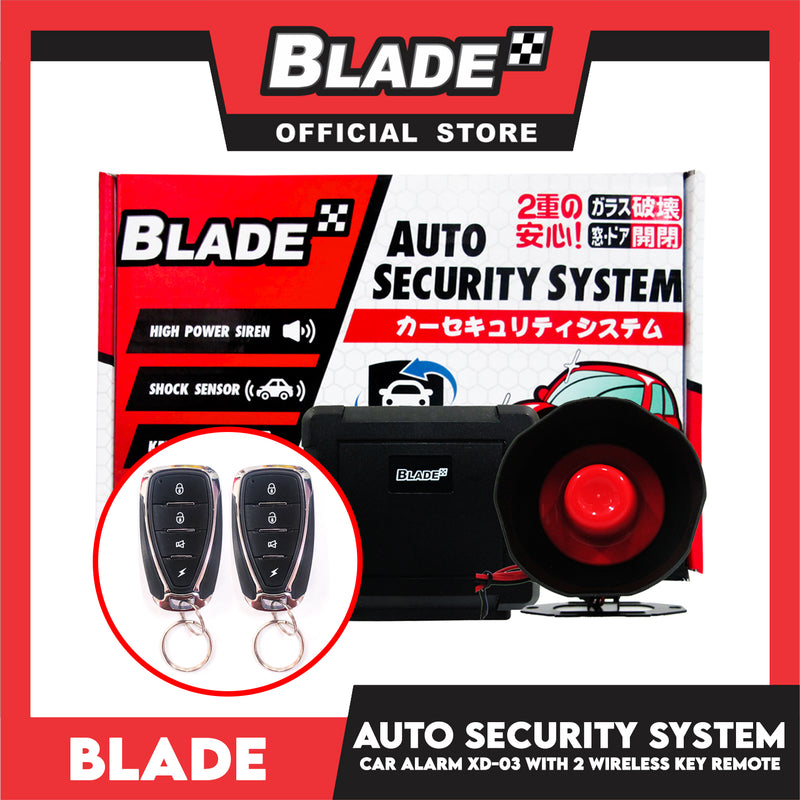 Blade Car Alarm  XD-03 Auto Security Keyless Entry System With Anti Theft Protection