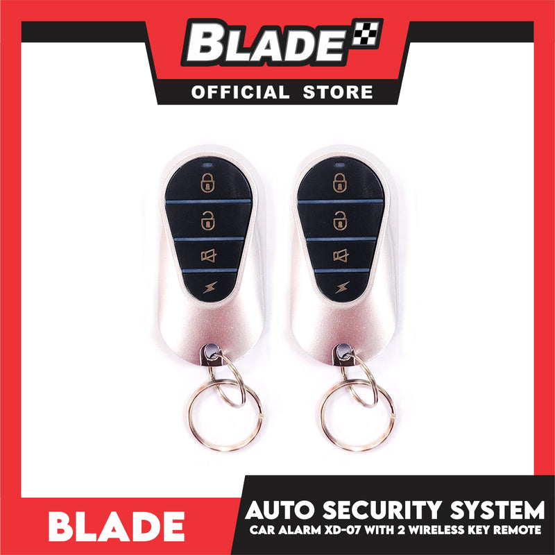 Blade Car Alarm  XD-07 Auto Security Keyless Entry System With Anti Theft Protection