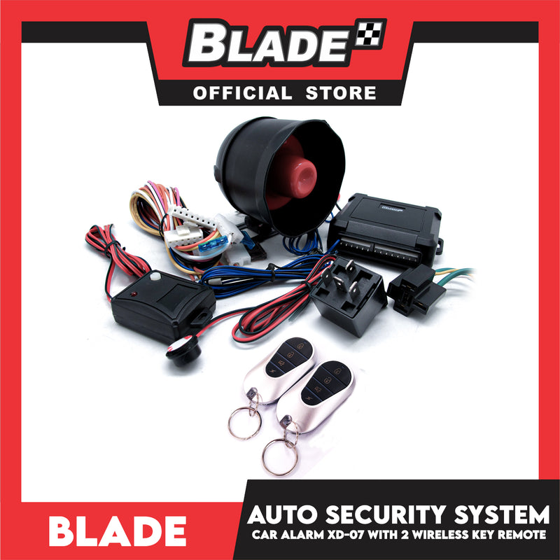 Blade Car Alarm  XD-07 Auto Security Keyless Entry System With Anti Theft Protection