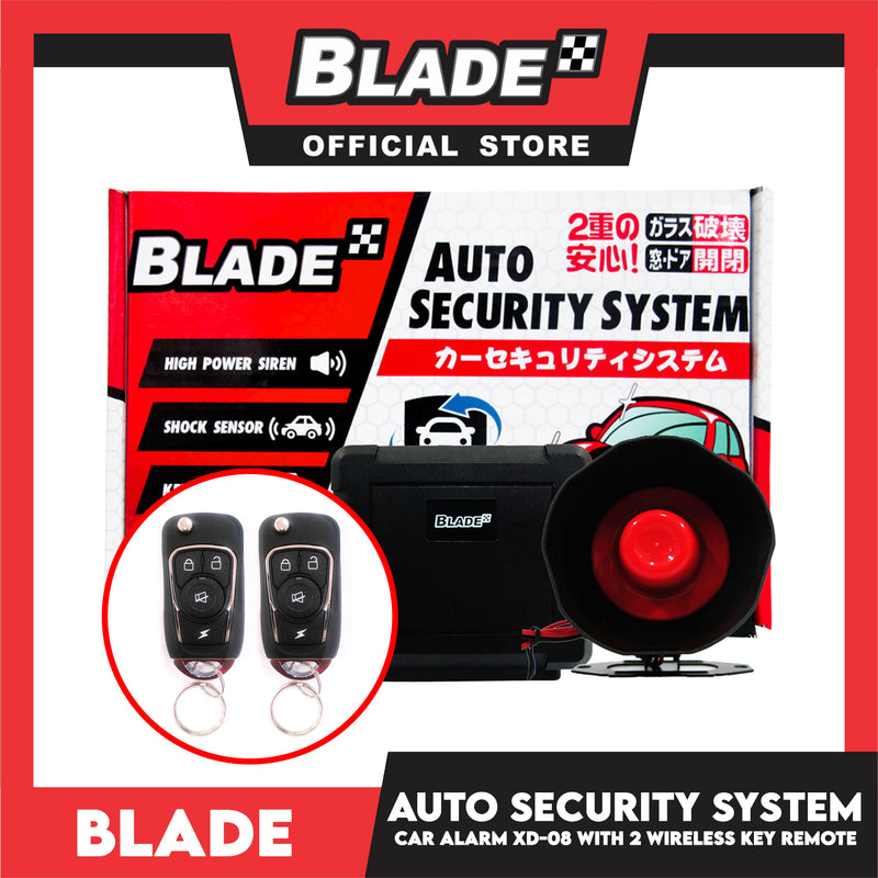 Blade Car Alarm  XD-08 Auto Security Keyless Entry System With Anti Theft Protection
