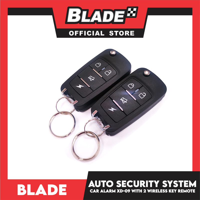 Blade Car Alarm  XD-09 Auto Security Keyless Entry System With Anti Theft Protection