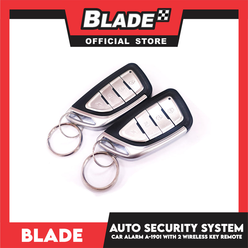 Blade Car Alarm A-1901 Auto Security Keyless Entry System With Anti Theft Protection