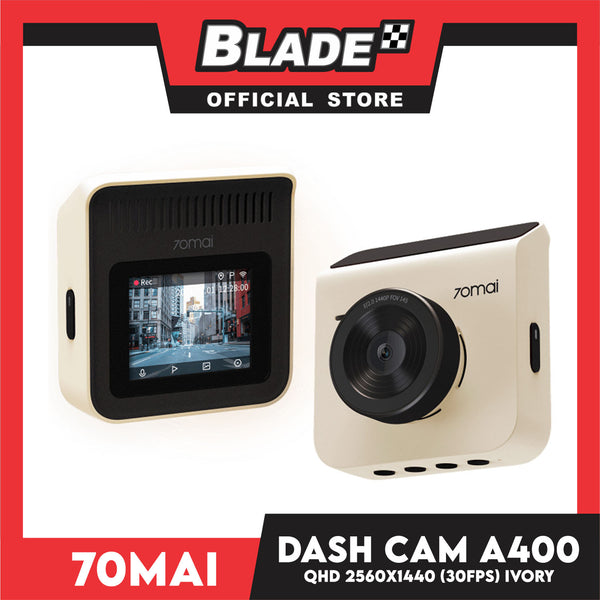 70mai Dash Cam A400 1440P Quad HD (Ivory) A400