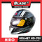 HIRO Helmet FU (XL) HD-701 Matte Black Rhyme Grey Color (Modular)