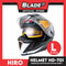 HIRO Helmet FU (Large) HD-701 Matte Black Rhyme Grey Color (Modular)