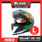 HIRO Helmet FU (Large) HD-701 Matte Black Rhyme Green Color (Modular)