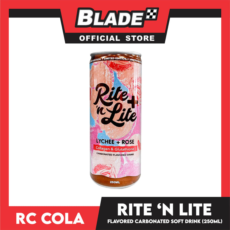 RC Cola Rite 'N Lite Limited Edition Lychee + Rose Collagen and Glutat blade.ph RC Cola Rite 'N Lite Limited Edition Lychee + Rose Collagen and Glutat blade.ph
