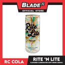 RC Cola Rite 'N Lite Peach Carbonated Flavored Drink 250ml