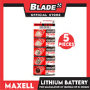 Maxell 3 Volt Lithium Battery CR1620 Coin Cell (Bundle of 5pcs)