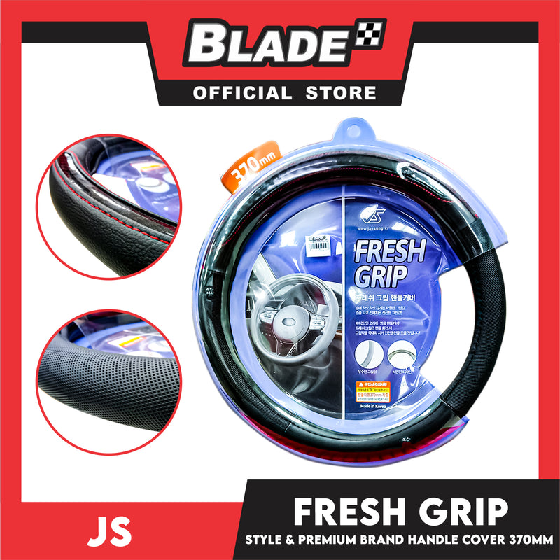 JS Fresh Grip Steering Wheel Cover Fresh Grip, Hand Grab 370mm Universal Fits For All Cars