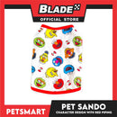 Pet Sando Clothes, Character Design With Red Piping DG-CTN129M (Medium)