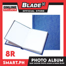 Photo Album With 16 Pages For 8R Size (Blue) Perfect To Preserve Your Special Memories, Picture Storage Scrapbook Album