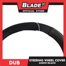 Dub Steering Wheel Cover AN8901 (Black) for Toyota, Mitsubishi, Honda, Hyundai, Ford, Nissan, Suzuki, Isuzu, Kia, MG and more