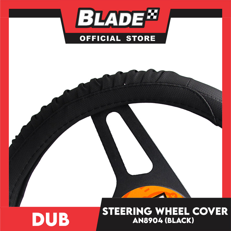 Dub Steering Wheel Cover AN8904 (Black) for Toyota, Mitsubishi, Honda, Hyundai, Ford, Nissan, Suzuki, Isuzu, Kia, MG and more