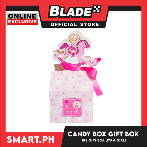 10pcs Candy Box DIY Gift Box 12cm (Assorted Colors Per Pack) Perfect For Party Giveaway Or Souvenir