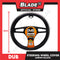 Dub Steering Wheel Cover AN8909 (Black) for Toyota, Mitsubishi, Honda, Hyundai, Ford, Nissan, Suzuki, Isuzu, Kia, MG and more