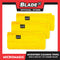 3pcs Micromagic MicroFiber Cleaning Towel 40cm x 40cm (Summer Yellow) Scratch-Free, Washable
