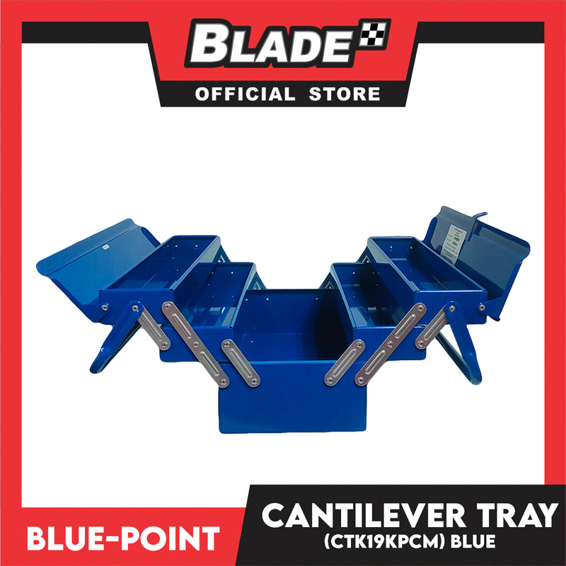 Blue-Point Cantilever Tray CTK19KPCM (Blue) Metal Tool Box, 19' ' Cantilever Style