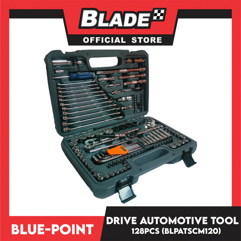 Blue-Point Drive Automotive Tool 128pcs Set 1/4' ' 3/8' ' And 1/2' ' BLPATSCM120