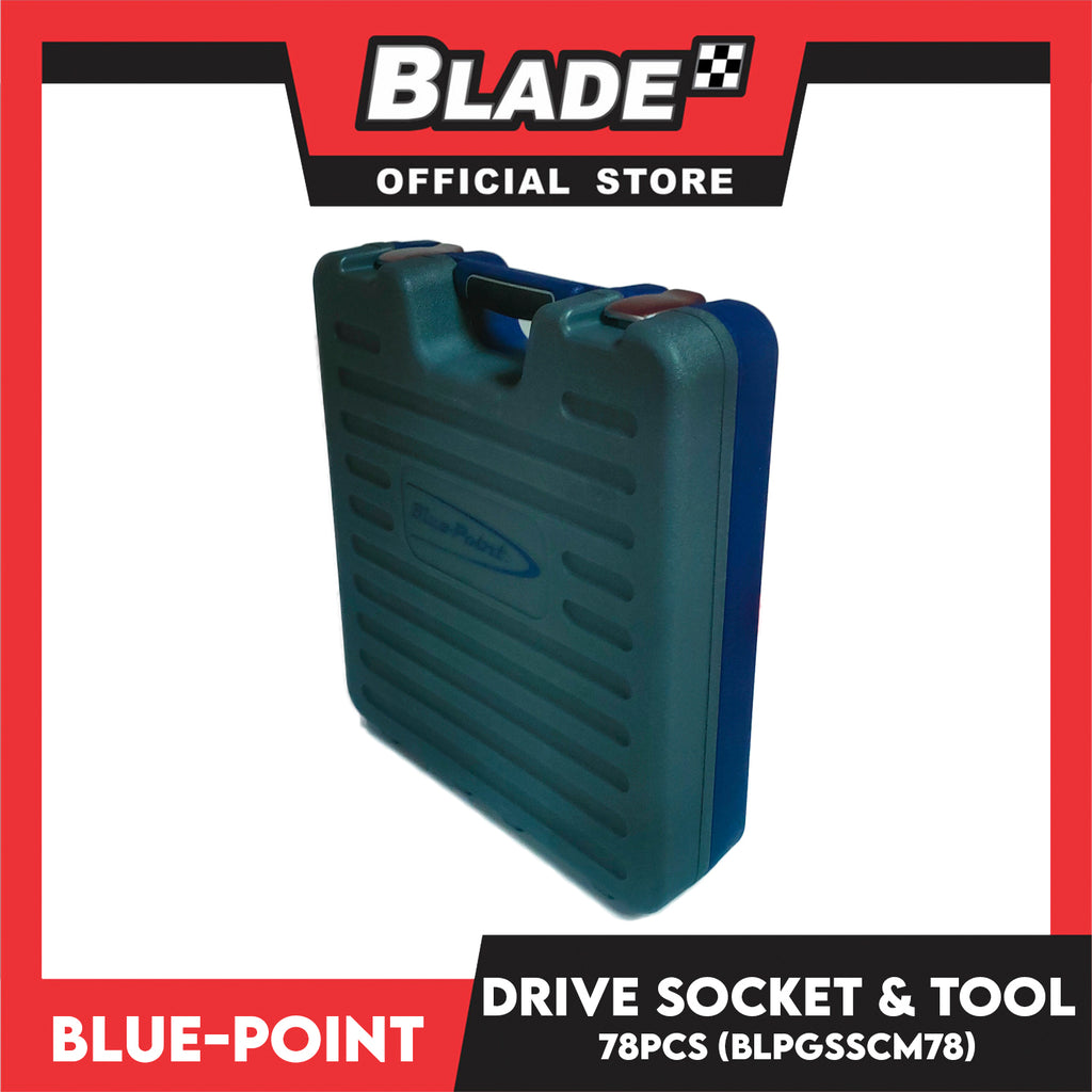 Blue-Point Drive Socket And Tool 78pcs Set 1/4' ' And 1/2' ' BLPGSSCM7 ...