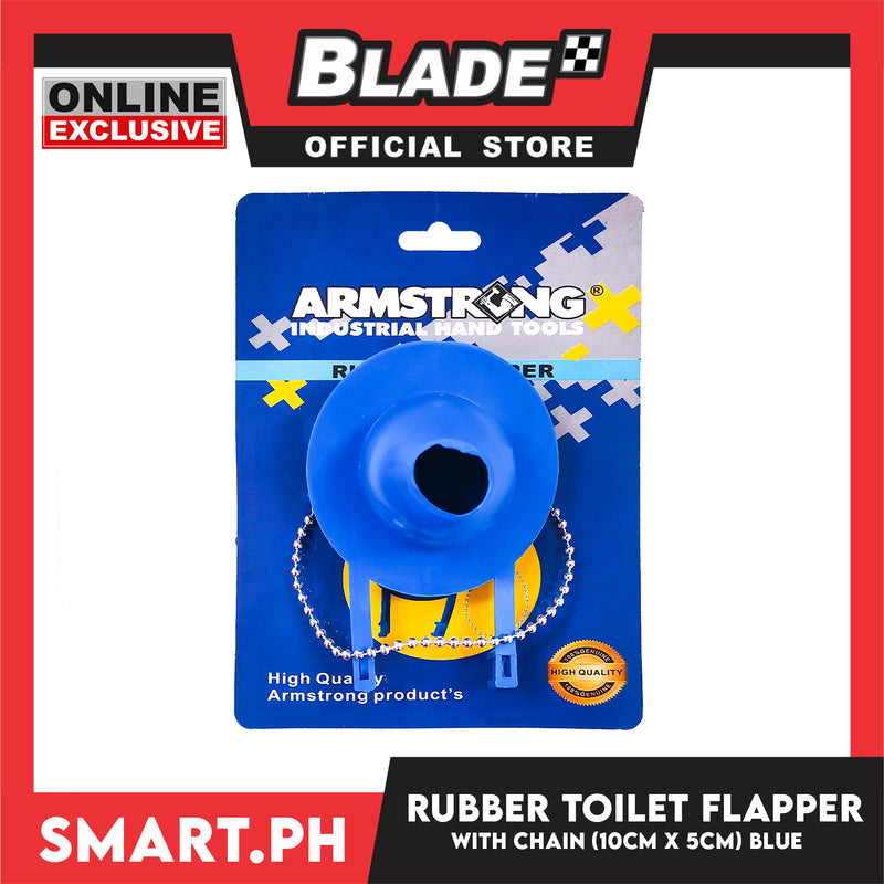 Armstrong Toilet Tank Rubber Flapper Replacement (Blue)