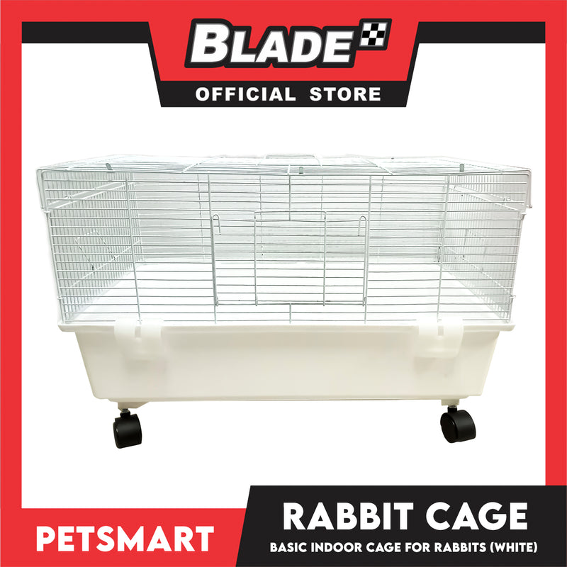 Color In Rabbit Cage Rabbit Cage, Basic Indoor Cage For Pets (F16004) White Color, 60cm x 3 ...