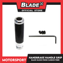 Black Real Carbon Fiber Handbrake Handle Grip Compatible With Gen1/Gen2 MINI Cooper R50 R52 R53 R55 R56 R57 R58 R59