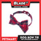 Pet Bow Tie Bandana Checkered Design, Red Color DB-CTN35M (Medium) Perfect Fit For Dogs And Cats