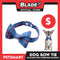 Pet Bow Tie Bandana Checkered Design, Blue Red White Color DB-CTN37S (Small) Perfect Fit For Dogs And Cats