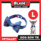 Pet Bow Tie Bandana Checkered Design, Blue Red White Color DB-CTN37L (Large) Perfect Fit For Dogs And Cats