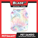 Pet Sando Tie-Dye Pastel Colors DG-CTN137M (Medium) Perfect Fit For Dogs And Cats