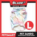 Pet Sando Tie-Dye Pastel Colors DG-CTN137L (Large) Perfect Fit For Dogs And Cats